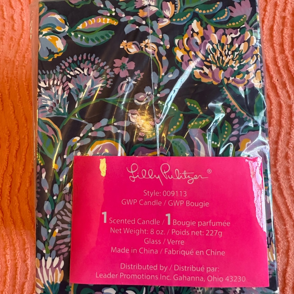 Lilly Pulitzer Floral Scented Candle